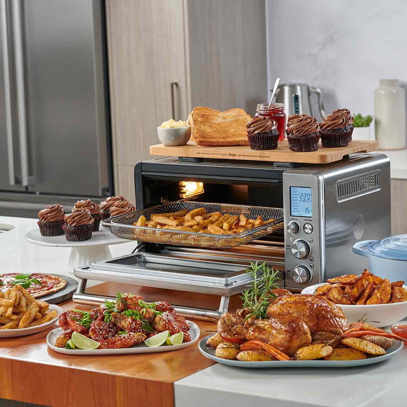 The Smart Oven Air Fryer - Sage SOV860BSS Minisütő -  Outlet